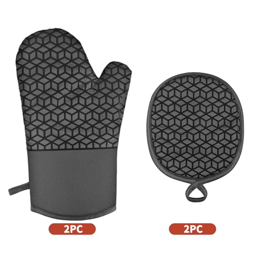 Oven Mitts and Pot Holders (4 Count)