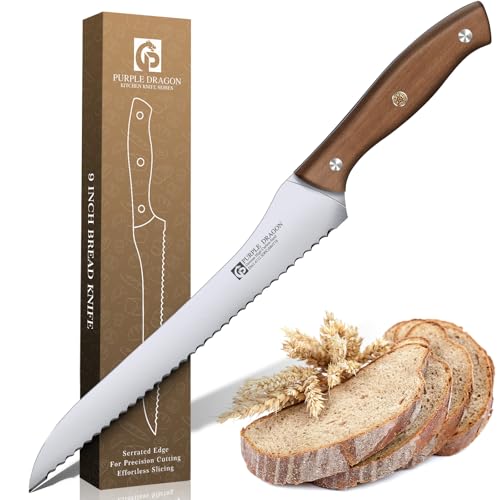 Bread Knife 9 Inch Serrated Knife