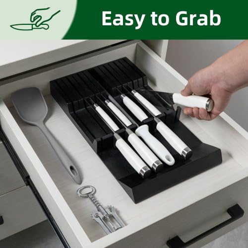 Bamboo Knife Drawer Organizer