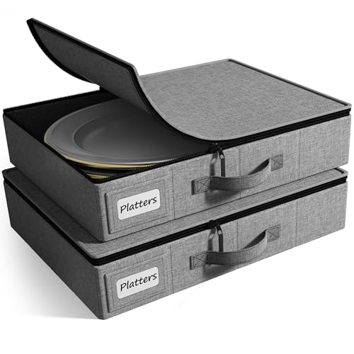 Platter Storage Case for Dinnerware (2 Count)