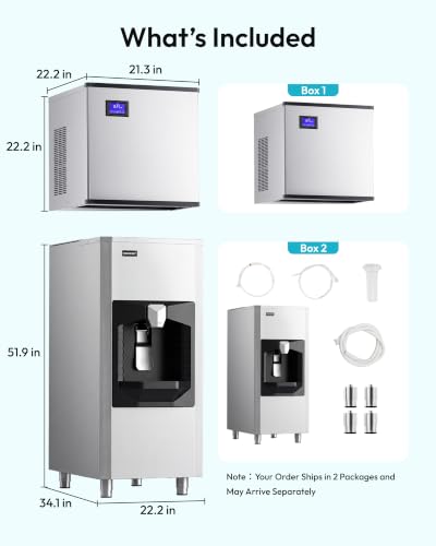 Commercial Ice Maker Machine 500Lb