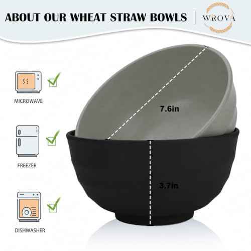 Large Cereal Bowls Set of 6