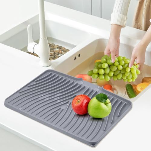 Silicone Dish Drying Mat for Kitchen Counter