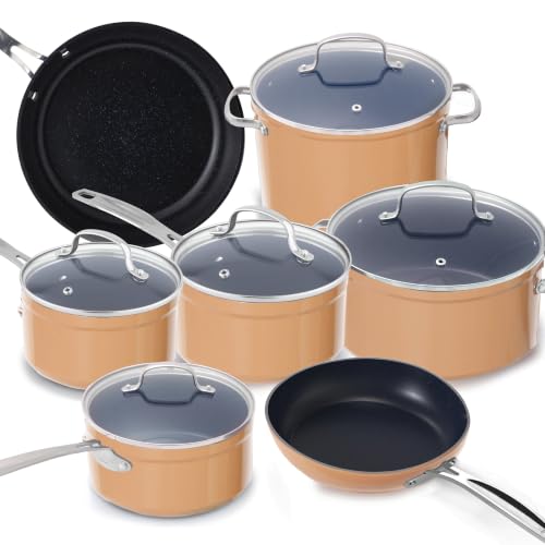 12pc Forged Lightweight Cookware Set