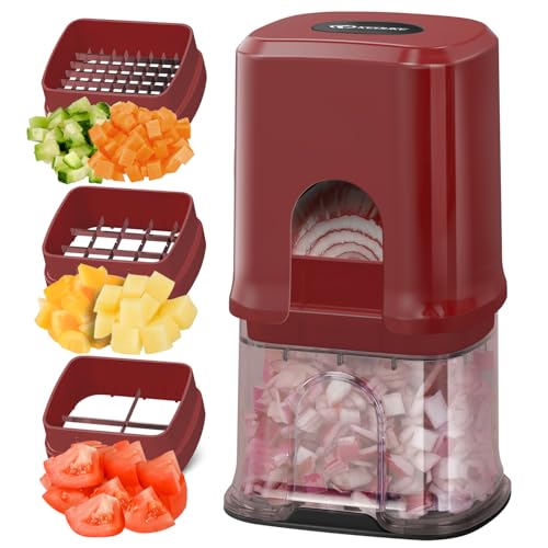 Multifunctional Vegetable Chopper Red