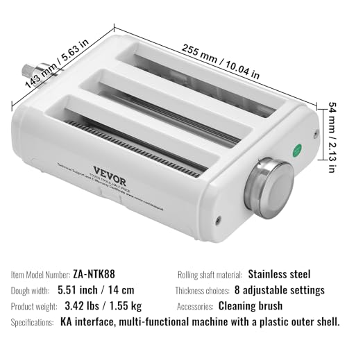 Pasta Maker Attachment for KitchenAid Stand Mixer