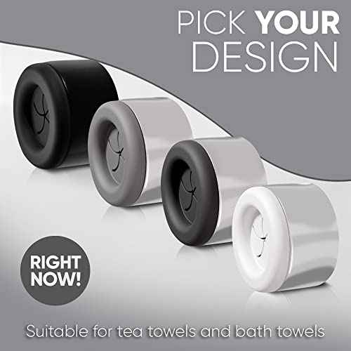 Set of 4 Premium Towel Holders for Bathroom (4 Count)