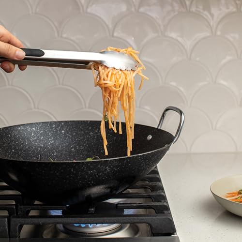 Basalt Aluminized Steel Spun Wok