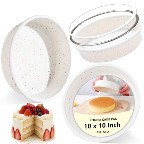 10 inch Silicone Round Cake Pans (3 Count)