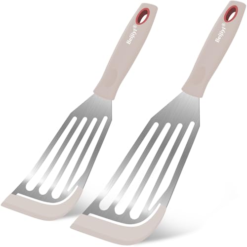 2 Piece Silicone Fish Spatula for Nonstick Cookware (2 Count)