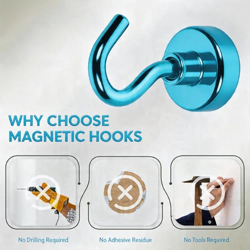 Magnetic Hooks (15 Count)