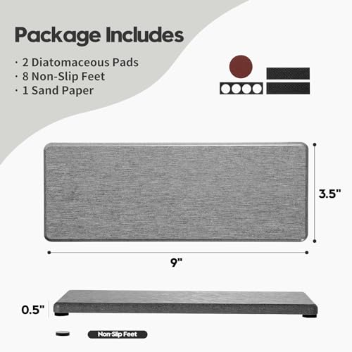 2PCS Bathroom Counter Vanity Trays (2 Count)
