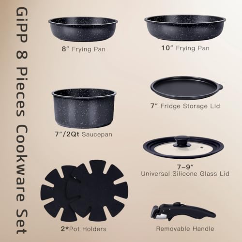 Ceramic Pots and Pans Set Non Stick