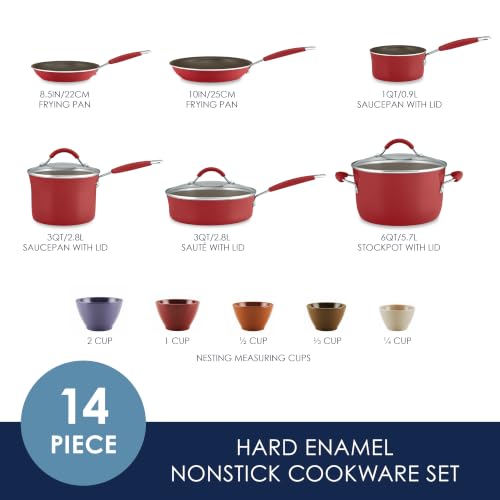 Cucina Nonstick Cookware Pots and Pans Set