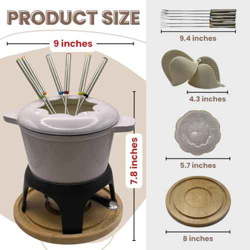 Cast Iron Fondue Set 15