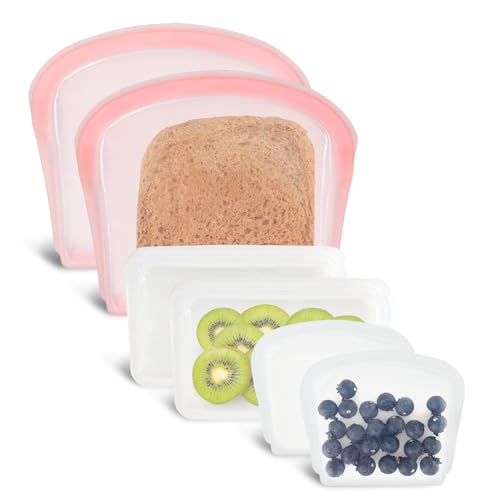 Reusable Silicone Storage Bag (6 Count)