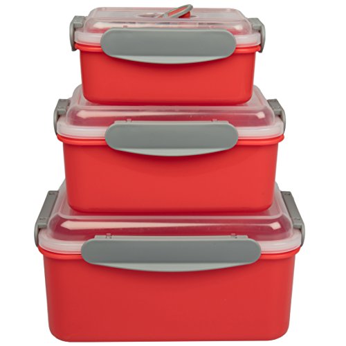 Microwave Storage Container w (3 Count)