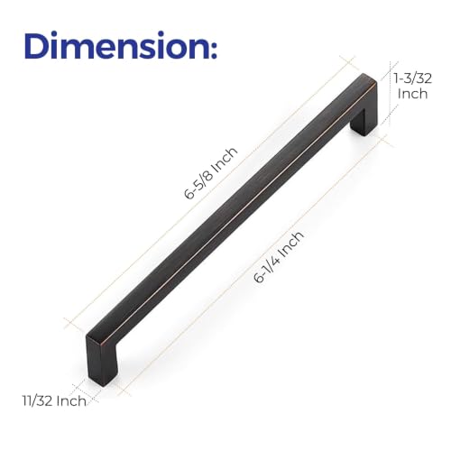 Oil Rubbed Bronze Cabinet Handles Cabinet Pulls 6 (10 Count)