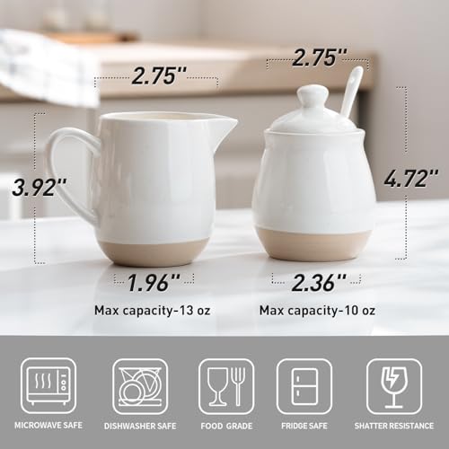 10oz Sugar Bowl & 13oz Creamer Set