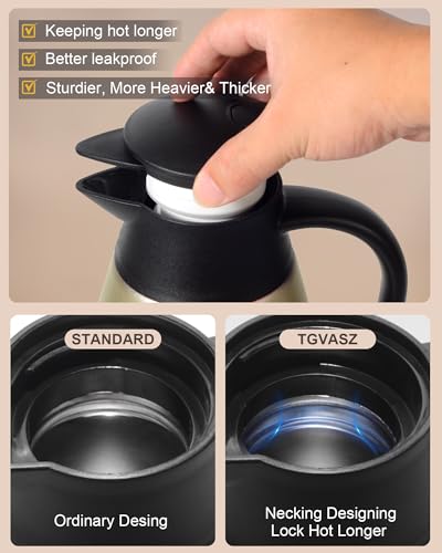 70 OZ Updated Thermal Coffee Carafe for keeping hot (70 Count)