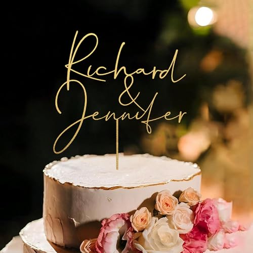 Personalized Wedding Cake Topper