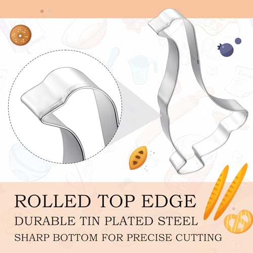 2 Pcs 5 Inch One Silly Goose Party Supplies Goose Cookie Cutter (2 Count)