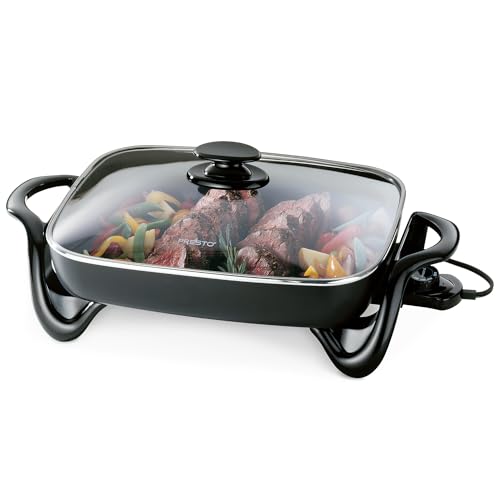 06852 16 Inch Electric Skillet with Glass Cover
