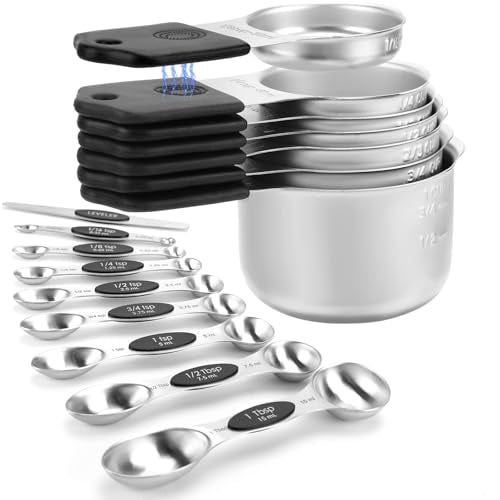 Magnetic Measuring Cups and Spoons Set