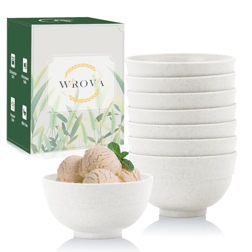 Wheat Straw Snack Bowls 10oz Set of 8