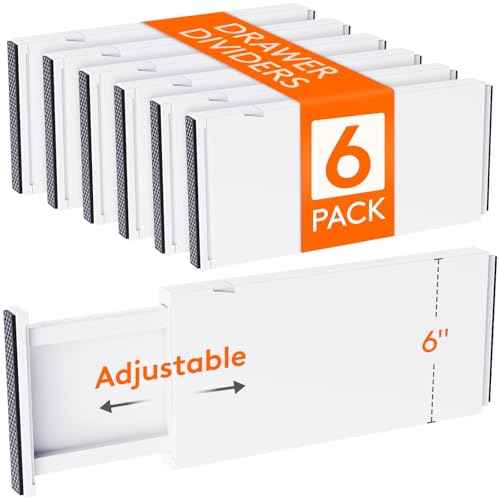 6" Tall Upgrade Drawer Dividers (6 Count)