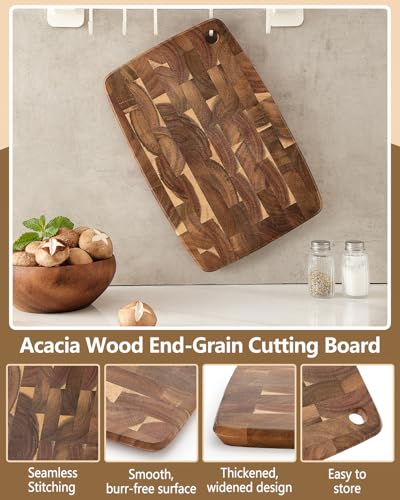 Small Acacia Wood End