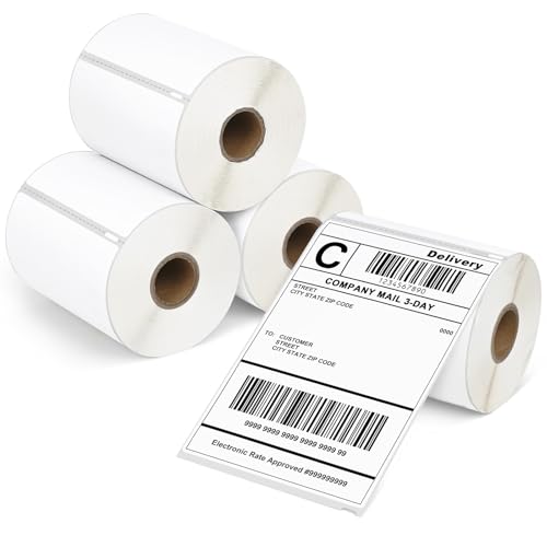 L LIKED 880 4"x 6" Thermal Shipping Labels Replacement for DYMO 1744907 (880 Count)
