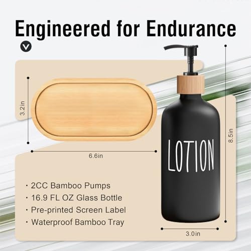 Black Soap Dispenser Bathroom Set