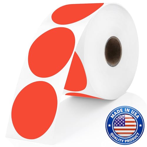 Red Thermal Labels (735 Count)