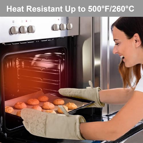 Oven Mitts and Pot Holders 6pcs Set (6 Count)