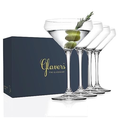 Martini Glasses Set of 4 Cocktail Glasses (4 Count)
