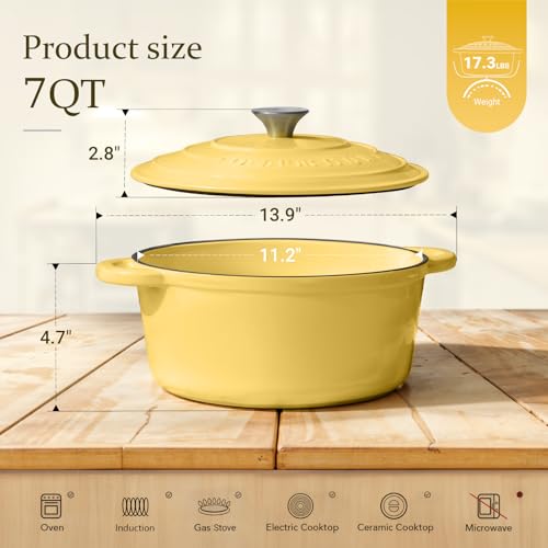 Enameled Cast Iron Dutch Oven