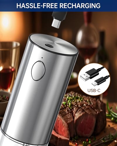 Stainless Steel Electric Pepper Grinder