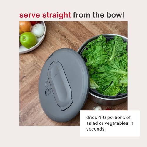 Swift Dry Stainless Steel Salad Spinner