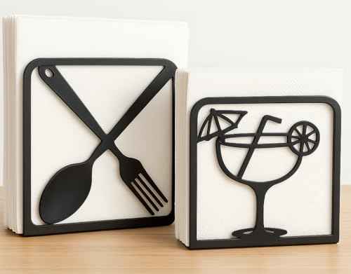 Napkin Holder for Table & Kitchen (2 Count)