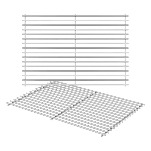 17.5'' x 23.8'' Stainless Steel Grill Cooking Grates for Weber (2 Count)