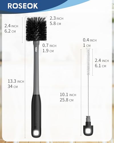 2 in 1 Bottle Brush with Straw Cleaner Brush