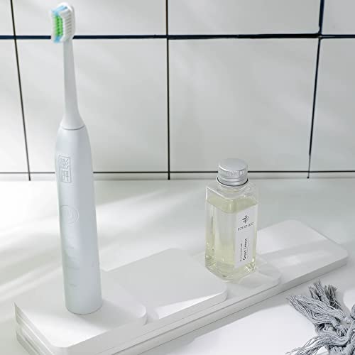 Set of 4 Dish Soap Stone Tray Water Absorbing Fast Dry Sink Tray (4 Count)