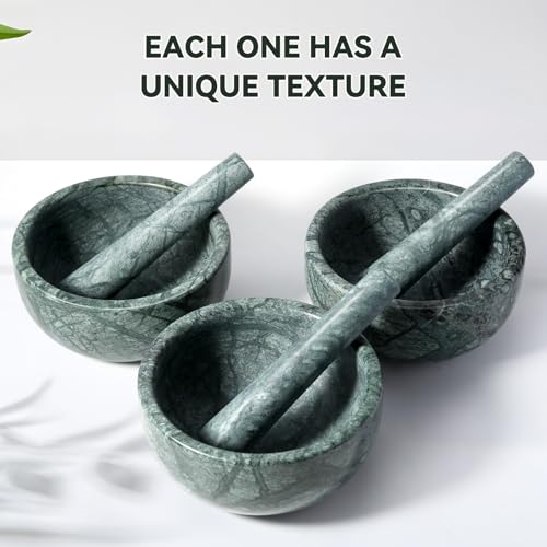 Luxury Marble Mortar and Pestle Set