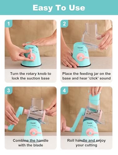 Rotary Cheese Grater Hand Crank
