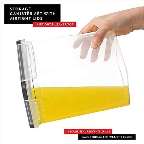 Cereal Containers Storage 3 Pack 135 fl. oz Cereal Dispenser Countertop (3 Count)