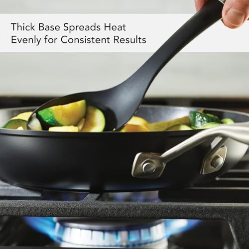 Hard Anodized Induction Nonstick Frying Pan Set With Lid
