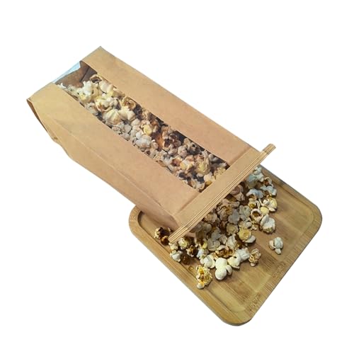 Bread Bag Paper Fold 11.8x4.7x3.5 for Homemade Bakery (30 Count)