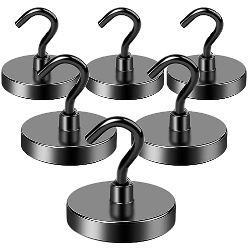 Magnetic Hooks Magnet Hook for Cruise Cabins 170LBS Essentials 6P (6 Count)