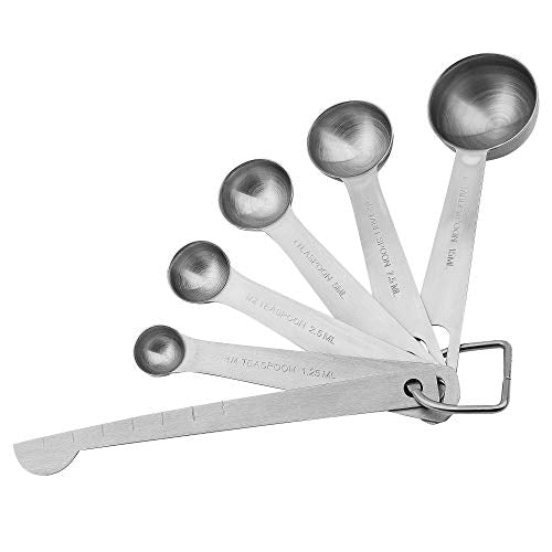Stainless Steel Measuring Cups and Spoons Set